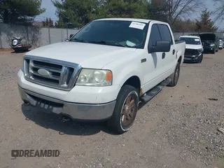 2008 Ford F-150 XL with VIN 1FTRW14W48FA71852, listed as a IAAI auction lot 41786185 with 221,186 mi miles. Bid and sale history available at carsss.com. Image 2.