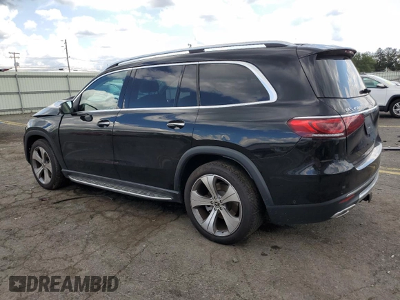 2022 Mercedes-Benz GLS 450 with VIN 4JGFF5KE5NA716162, listed as a Copart auction lot 67067154 with 64,142 mi miles and Salvage Title. Bid and sale history available at DreamBid. Image 2.