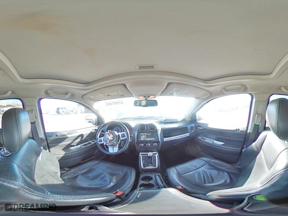 2017 Jeep Compass High Altitude with VIN 1C4NJCEA2HD156017, listed as a Copart auction lot 42697465 with 140,732 mi miles and Salvage Title. Bid and sale history available at carsss.com. Image 14.
