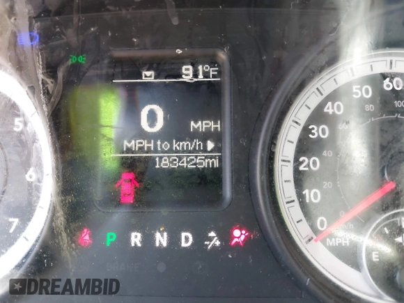 2013 Ram 1500 Express with VIN 1C6RR7KT6DS646870, listed as a IAAI auction lot 42097034 with 183,425 mi miles and . Bid and sale history available at DreamBid. Image 15.