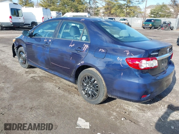 2013 Toyota Corolla L with VIN 2T1BU4EE4DC958837, listed as a IAAI auction lot 41498180 with 181,129 mi miles. Bid and sale history available at carsss.com. Image 3.
