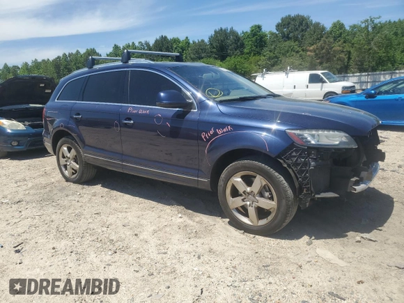 2014 Audi Q7 Premium Plus с VIN WA1LGAFE6ED019857, выставлен на аукционе Copart как лот 55865245 с пробегом 61 181 миль миль и Списание • Salvage title. История ставок и продаж доступна на DreamBid. Изображение 4.