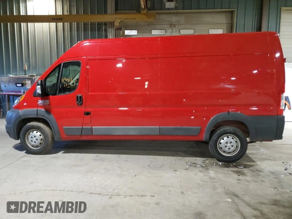2017 Ram ProMaster Cargo with VIN 3C6TRVDG1HE545478, listed as a Copart auction lot 49460115 with 64,296 mi miles and Salvage Title. Bid and sale history available at carsss.com. Image 2.