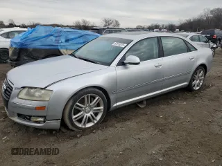 2008 Audi A8 4.2L z VIN WAUMV94E48N015819, wystawiony jako Copart lot #87915815 z przebiegiem 196 018 mil mil oraz Czysty tytuł • Clean title. Historia ofert i sprzedaży dostępna na DreamBid. Obrazek 1.