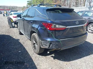 2016 Lexus RX 350 F Sport with VIN 2T2BZMCA6GC049712, listed as a IAAI auction lot 41944457 with 74,365 mi miles. Bid and sale history available at carsss.com. Image 3.