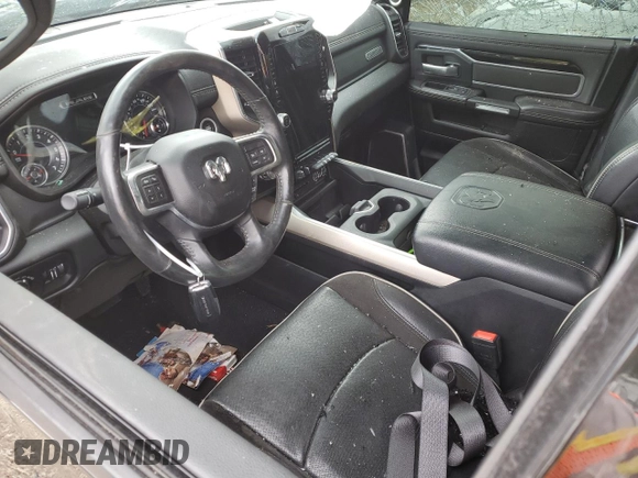 2019 Ram 2500 Laramie with VIN 3C6UR5FJ5KG656219, listed as a Copart auction lot 64840124 with 0 mi miles and Salvage Title. Bid and sale history available at carsss.com. Image 8.