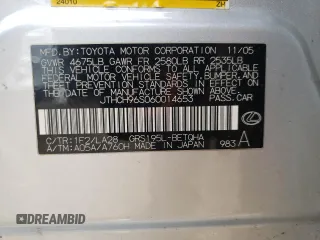 2006 Lexus GS 300 z VIN JTHCH96S060014653, wystawiony jako Copart lot #53873995 z przebiegiem 203 255 mil mil oraz Czysty tytuł • Clean title. Historia ofert i sprzedaży dostępna na DreamBid. Obrazek 12.
