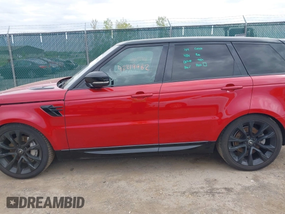2019 Land Rover Range Rover Sport HSE with VIN SALWR2RV6KA838307, listed as a IAAI auction lot 42219982 with 47,365 mi miles and . Bid and sale history available at DreamBid. Image 15.