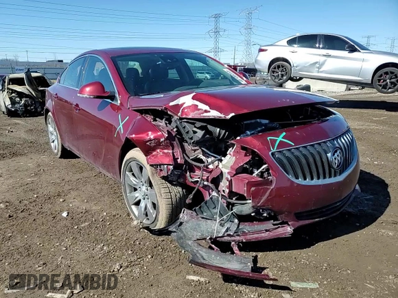 2017 Buick Regal Premium II with VIN 2G4GS5GX0H9108446, listed as a Copart auction lot 48106055 with 107,985 mi miles and Salvage Title. Bid and sale history available at DreamBid. Image 11.