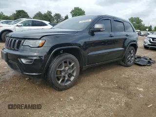 2021 Jeep Grand Cherokee Limited with VIN 1C4RJFBG0MC525680, listed as a Copart auction lot 59500095 with 78,949 mi miles and Salvage title. Bid and sale history available at DreamBid. Image 1.