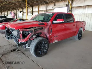 2020 Ram 1500 Big Horn z VIN 1C6SRFFT1LN409819, wystawiony jako Copart lot #57689635 z przebiegiem 53 951 mil mil oraz Szkoda całkowita • Salvage title. Historia ofert i sprzedaży dostępna na DreamBid. Obrazek 1.