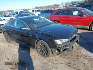 2016 Audi A5 Premium with VIN WAUD2AFR5GA052653, listed as a IAAI auction lot 41693766 with 108,500 mi miles and . Bid and sale history available at DreamBid. Image 1.
