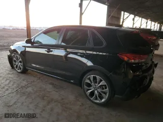 2019 Hyundai Elantra GT N Line with VIN KMHH55LC7KU101700, listed as a Copart auction lot 85009684 with 66,851 mi miles and Salvage Title. Bid and sale history available at carsss.com. Image 2.