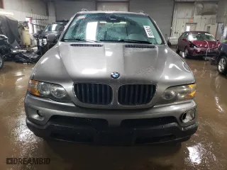2005 BMW X5 3.0i with VIN 5UXFA13515LY23724, listed as a Copart auction lot 47836155 with 146,836 mi miles and Salvage Title. Bid and sale history available at carsss.com. Image 5.