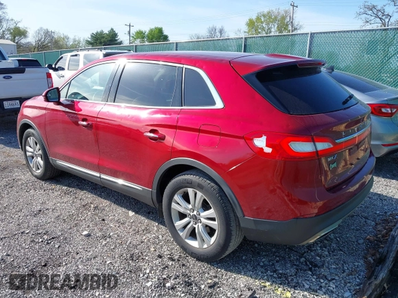 2018 Lincoln MKX Premiere z VIN 2LMPJ6JR9JBL49816, wystawiony jako IAAI lot #41963904 z przebiegiem 62 429 mil mil oraz . Historia ofert i sprzedaży dostępna na DreamBid. Obrazek 3.