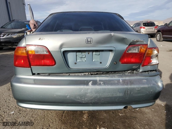 2000 Honda Civic VP with VIN 2HGEJ6617YH545899, listed as a Copart auction lot 86648614 with 212,551 mi miles and Salvage Title. Bid and sale history available at carsss.com. Image 6.