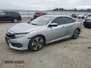 2016 Honda Civic Sedan EX-L with VIN 19XFC1F77GE205635, listed as a Copart auction lot 48954275 with 91,553 mi miles and Salvage Title. Bid and sale history available at carsss.com. Image 1.