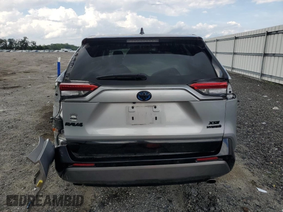 2021 Toyota RAV4 Hybrid XSE z VIN 2T3E6RFV8MW018615, wystawiony jako Copart lot #64646535 z przebiegiem 42 789 mil mil oraz Szkoda całkowita • Salvage title. Historia ofert i sprzedaży dostępna na DreamBid. Obrazek 6.