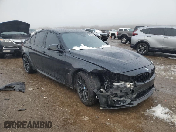 2018 BMW M3 with VIN WBS8M9C50J5K99733, listed as a Copart auction lot 38483924 with 40,210 mi miles. Bid and sale history available at carsss.com. Image 4.