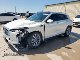 2019 Infiniti QX50 Luxe z VIN 3PCAJ5M32KF146620, wystawiony jako Copart lot #52207235 z przebiegiem 69 057 mil mil oraz Czysty tytuł • Clean title. Historia ofert i sprzedaży dostępna na DreamBid. Obrazek 1.