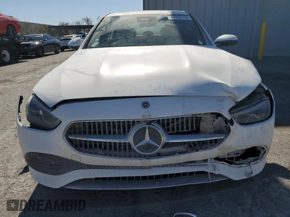 2023 Mercedes-Benz C 300 with VIN W1KAF4GB0PR118532, listed as a Copart auction lot 44768755 with Not Provided miles and Salvage Title. Bid and sale history available at carsss.com. Image 5.