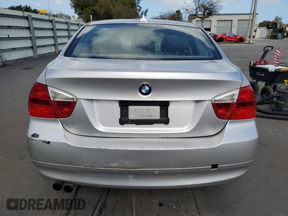2006 BMW 3 Series 325i with VIN WBAVB13546PT16625, listed as a Copart auction lot 52096215 with 175,383 mi miles and Salvage Title. Bid and sale history available at carsss.com. Image 6.