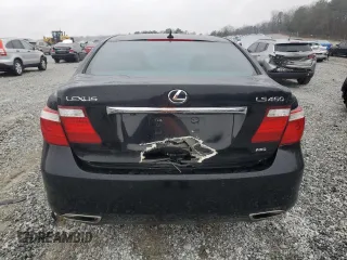 2009 Lexus LS 460 with VIN JTHCL46F395001858, listed as a Copart auction lot 89346225 with 291,337 mi miles and Salvage Title. Bid and sale history available at DreamBid. Image 6.
