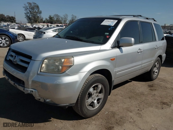 2007 Honda Pilot EX-L with VIN 5FNYF28617B036992, listed as a IAAI auction lot 41861449 with 159,439 mi miles. Bid and sale history available at carsss.com. Image 17.