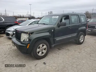 2012 Jeep Liberty Sport with VIN 1C4PJMAK7CW105879, listed as a Copart auction lot 85663884 with 152,491 mi miles and Salvage Title. Bid and sale history available at carsss.com. Image 1.