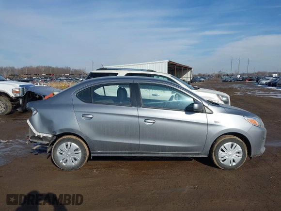 2023 Mitsubishi Mirage ES с VIN ML32FUFJ7PHF04724, выставлен на аукционе IAAI как лот 41653973 с пробегом 18 417 миль миль и . История ставок и продаж доступна на DreamBid. Изображение 14.