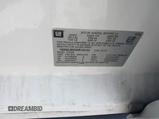 2017 Chevrolet Suburban Premier z VIN 1GNSCJKC5HR139150, wystawiony jako IAAI lot #42125570 z przebiegiem 177 792 mil mil oraz . Historia ofert i sprzedaży dostępna na DreamBid. Obrazek 9.