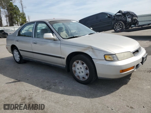 1997 Honda Accord LX with VIN 1HGCD5630VA006092, listed as a Copart auction lot 43310225 with 129,048 mi miles and Salvage Title. Bid and sale history available at carsss.com. Image 4.