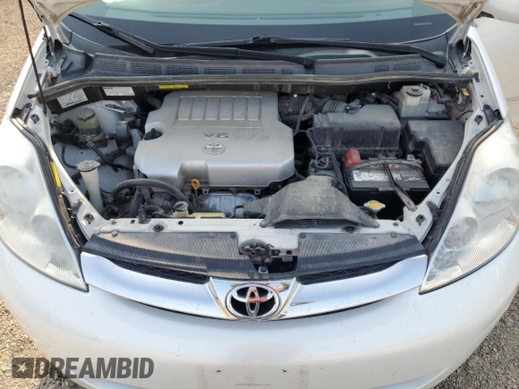 2008 Toyota Sienna XLE with VIN 5TDZK22C98S177112, listed as a Copart auction lot 58806545 with 157,095 mi miles and Salvage title. Bid and sale history available at DreamBid. Image 12.