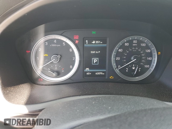 2019 Hyundai Sonata SEL with VIN 5NPE34AF5KH738048, listed as a Copart auction lot 49234445 with 62,075 mi miles and Salvage Title. Bid and sale history available at DreamBid. Image 9.