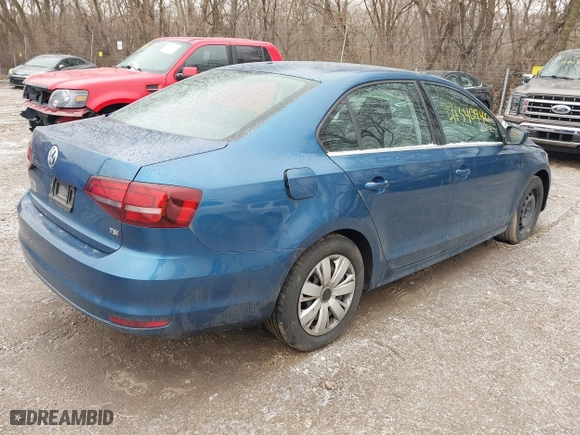 2017 Volkswagen Jetta 1.4T S with VIN 3VW167AJ2HM370018, listed as a IAAI auction lot 41540944 with 78,458 mi miles. Bid and sale history available at carsss.com. Image 4.