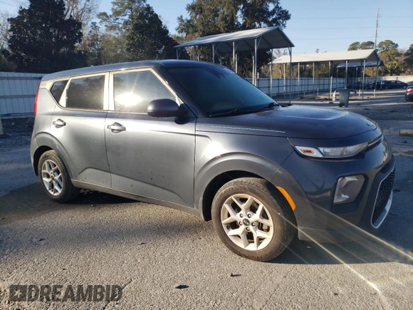2020 Kia Soul S with VIN KNDJ23AU2L7059435, listed as a Copart auction lot 88678985 with 80,402 mi miles and Salvage Title. Bid and sale history available at DreamBid. Image 4.