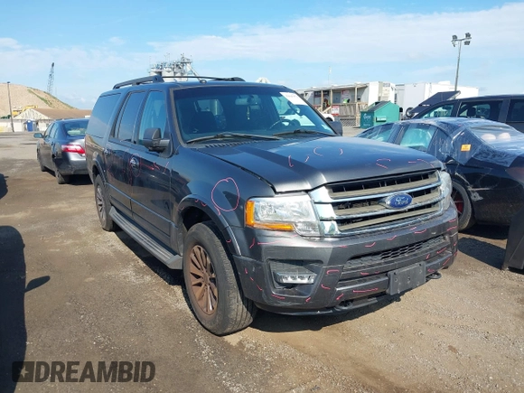 2017 Ford Expedition Max XLT z VIN 1FMJK1JT1HEA16795, wystawiony jako IAAI lot #42647872 z przebiegiem 114 096 mil mil oraz . Historia ofert i sprzedaży dostępna na DreamBid. Obrazek 1.