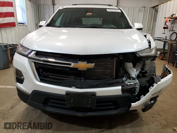 2022 Chevrolet Traverse LT Cloth with VIN 1GNEVGKW5NJ179520, listed as a Copart auction lot 81577213 with 32,859 mi miles. Bid and sale history available at carsss.com. Image 5.