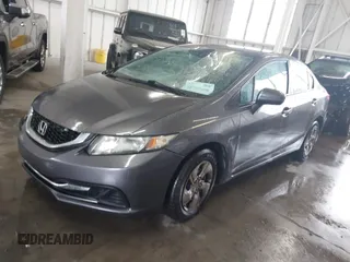 2014 Honda Civic Sedan LX with VIN 19XFB2F53EE044723, listed as a IAAI auction lot 41727499 with 233,635 mi miles. Bid and sale history available at carsss.com. Image 17.