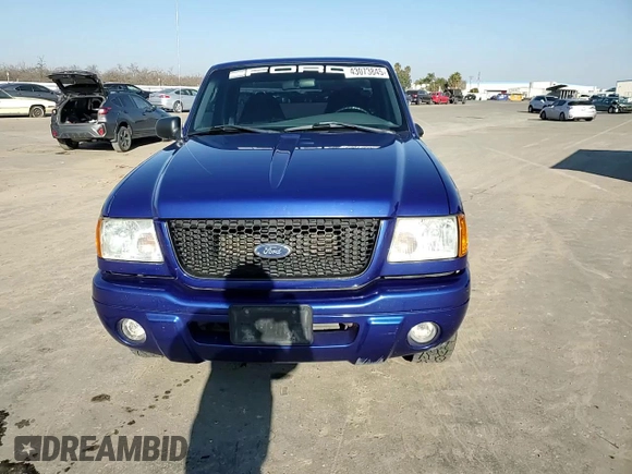 2003 Ford Ranger XL with VIN 1FTYR10U63PB29146, listed as a Copart auction lot 43073845 with 272,396 mi miles and Salvage Title. Bid and sale history available at carsss.com. Image 10.