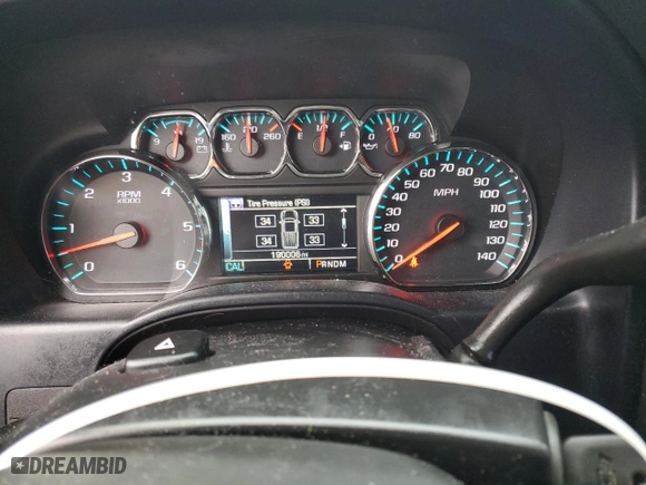 2015 Chevrolet Silverado 1500 LTZ with VIN 3GCUKSEC2FG381641, listed as a Copart auction lot 88495915 with 190,006 mi miles and Salvage Title. Bid and sale history available at carsss.com. Image 9.