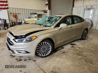 2017 Ford Fusion Hybrid Titanium with VIN 3FA6P0RUXHR154907, listed as a Copart auction lot 61295105 with 163,862 mi miles and Salvage title. Bid and sale history available at DreamBid. Image 1.