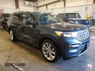 2022 Ford Explorer Platinum with VIN 1FM5K8HC1NGB67474, listed as a Copart auction lot 87109604 with 49,117 mi miles and Salvage Title. Bid and sale history available at carsss.com. Image 4.