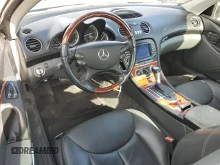 2005 Mercedes-Benz SL 500 with VIN WDBSK75F95F100318, listed as a Copart auction lot 50427245 with 80,320 mi miles and Salvage Title. Bid and sale history available at DreamBid. Image 8.