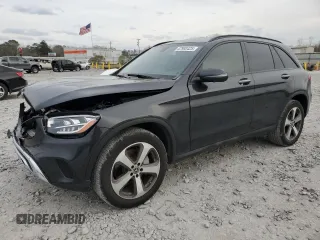 2020 Mercedes-Benz GLC with VIN WDC0G8DB4LF702372, listed as a Copart auction lot 47998425 with 38,247 mi miles and Salvage Title. Bid and sale history available at carsss.com. Image 1.