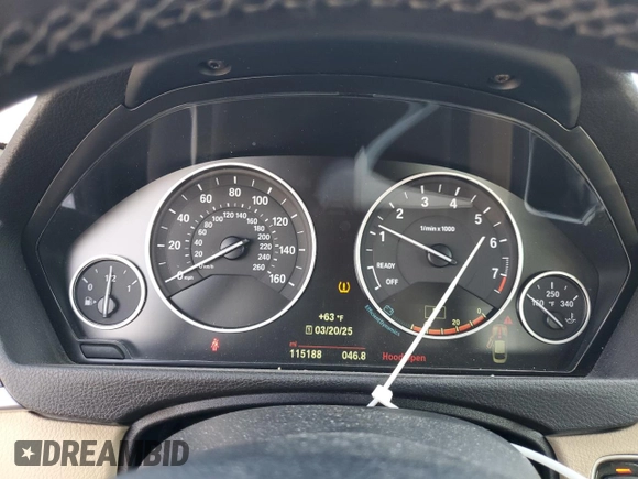 2018 BMW 4 Series 430i with VIN WBA4W3C57JAE64861, listed as a Copart auction lot 49739115 with 115,188 mi miles and Salvage Title. Bid and sale history available at DreamBid. Image 9.