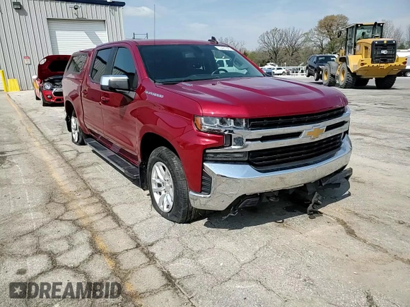 2020 Chevrolet Silverado 1500 LT with VIN 3GCUYDET0LG244803, listed as a Copart auction lot 53461845 with 110,828 mi miles and Salvage Title. Bid and sale history available at DreamBid. Image 14.