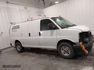 2019 GMC Savana Cargo Van with VIN 1GTW7AFG2K1300474, listed as a IAAI auction lot 41601074 with 85,158 mi miles. Bid and sale history available at carsss.com. Image 13.
