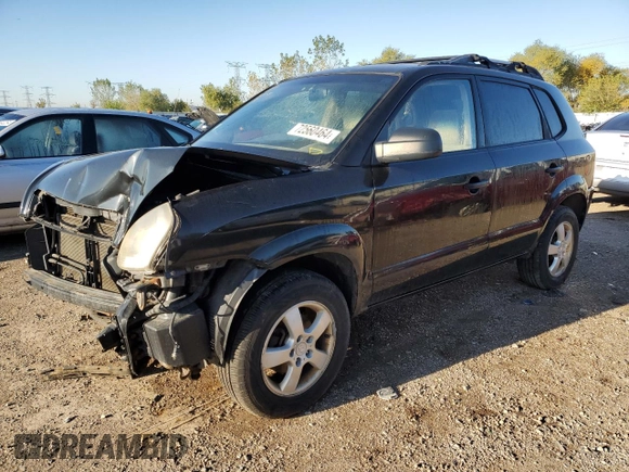 2006 Hyundai Tucson GL with VIN KM8JM12B66U467160, listed as a Copart auction lot 72560464 with 159,679 mi miles and Salvage Title. Bid and sale history available at carsss.com. Image 1.