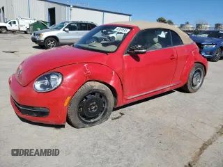 2014 Volkswagen Beetle 2.0L TDI w/Sound/Nav with VIN 3VW6L7AT8EM822467, listed as a Copart auction lot 46369595 with 154,175 mi miles and Salvage title. Bid and sale history available at DreamBid. Image 1.